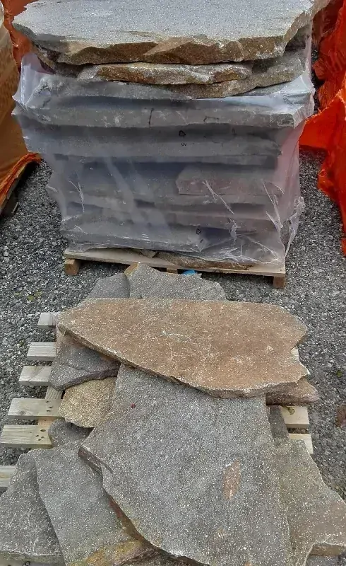 Porfyr 2-7 cm šedohnědá šlapák